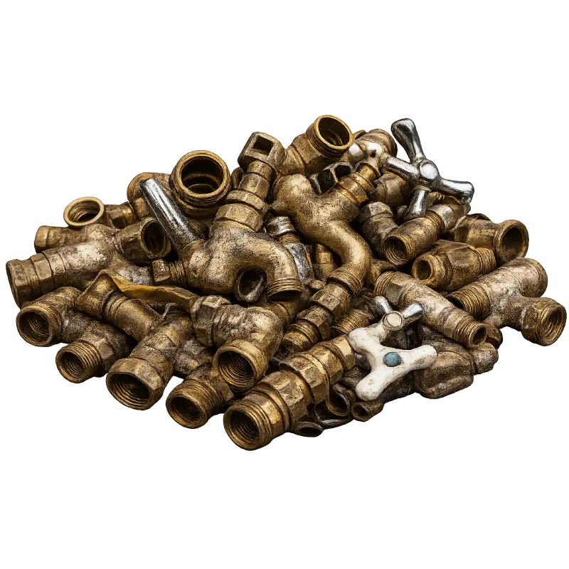 قیمت ضایعات شیرآلات برنجی امروز | نرخ خرید شیرآلات برنجی
